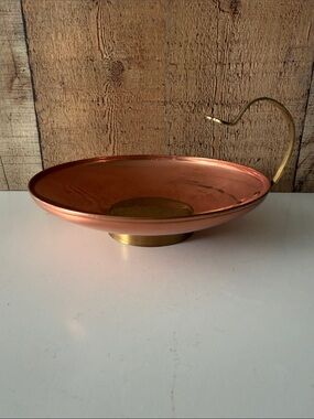 Vintage Coppercraft Guild Copper & Brass Candle Holder